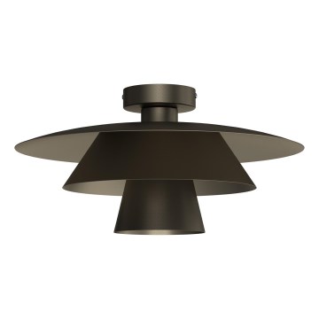 Loftlampe PLATO 1xE27/15W/230V Ø 32 cm antracit