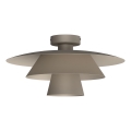 Loftlampe PLATO 1xE27/15W/230V Ø 32 cm beige