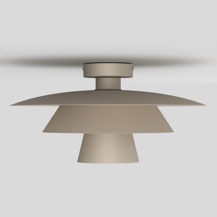 Loftlampe PLATO 1xE27/15W/230V Ø 32 cm beige
