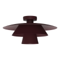 Loftlampe PLATO 1xE27/15W/230V Ø 32 cm bordeaux