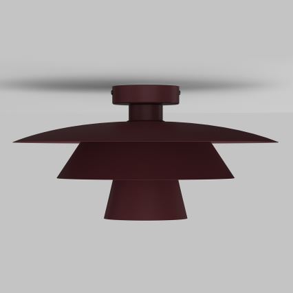 Loftlampe PLATO 1xE27/15W/230V Ø 32 cm bordeaux