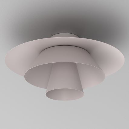 Loftlampe PLATO 1xE27/15W/230V Ø 32 cm cremefarvet