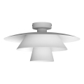 Loftlampe PLATO 1xE27/15W/230V Ø 32 cm hvid