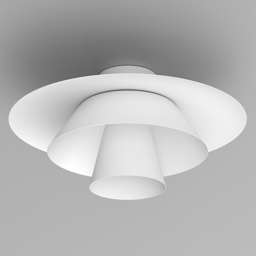 Loftlampe PLATO 1xE27/15W/230V Ø 32 cm hvid