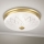Loftlampe PORTO 2xE27/40W/230V diameter 37 cm guldfarvet