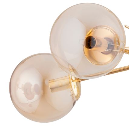 Loftlampe PRIMERY 5xE14/10W/230V guldfarvet