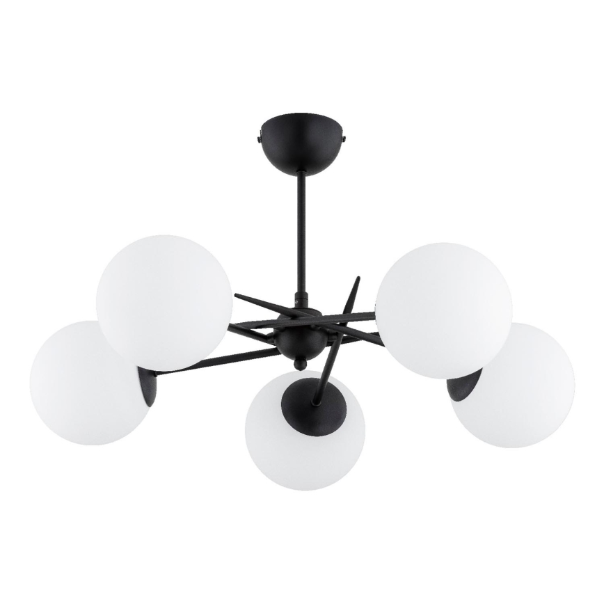 Loftlampe PRIMERY 5xE14/10W/230V sort
