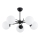 Loftlampe PRIMERY 5xE14/10W/230V sort
