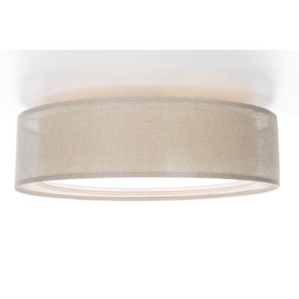 Loftlampe PURO 2xE27/40W/230V, diameter 50 cm, beige