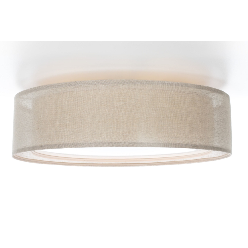 Loftlampe PURO 2xE27/40W/230V, diameter 50 cm, beige