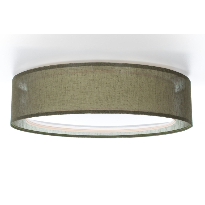 Loftlampe PURO 2xE27/40W/230V Ø 50 cm grøn