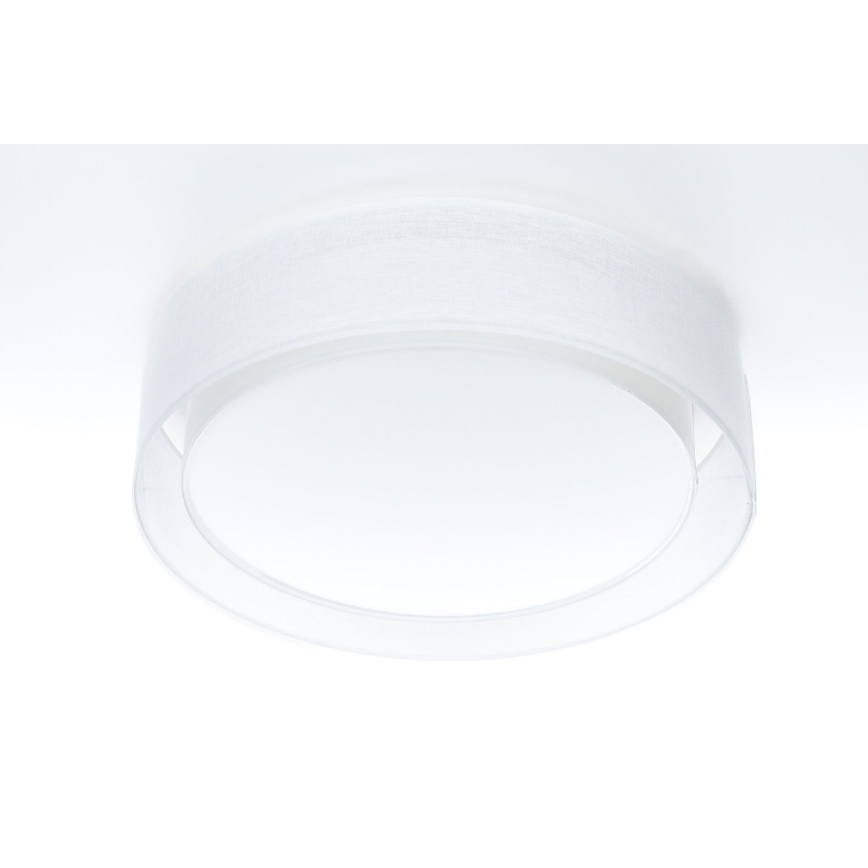 Loftlampe PURO 2xE27/40W/230V Ø 50 cm hvid