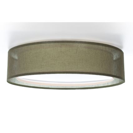 Loftlampe PURO 2xE27/40W/230V Ø 60 cm grøn