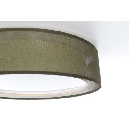 Loftlampe PURO 2xE27/40W/230V Ø 60 cm grøn