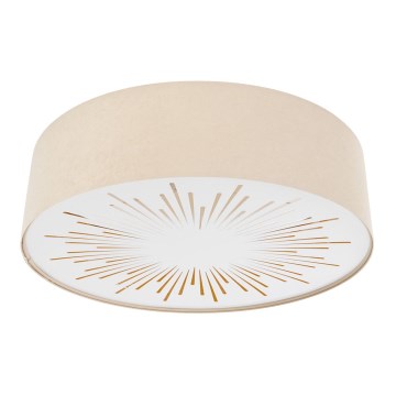 Loftlampe RAYS 2xE27/60W/230V diameter 40 cm beige