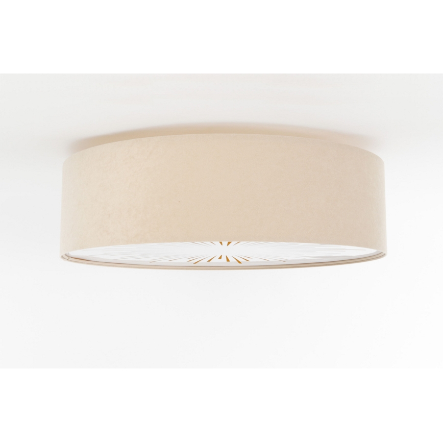 Loftlampe RAYS 2xE27/60W/230V diameter 40 cm beige