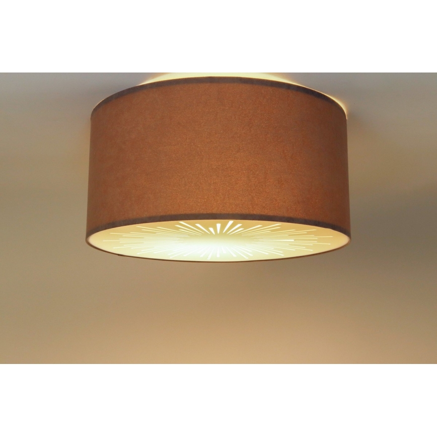 Loftlampe RAYS 2xE27/60W/230V diameter 40 cm grå