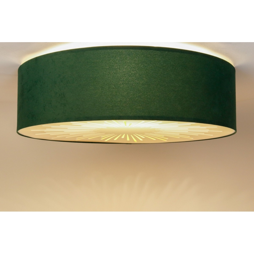 Loftlampe RAYS 2xE27/60W/230V diameter 40 cm grøn