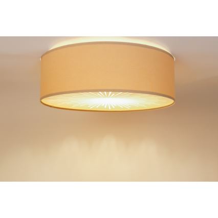 Loftlampe RAYS 2xE27/60W/230V diameter 40 cm hvid