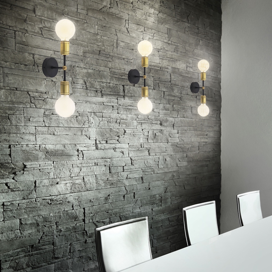 Loftlampe RETRO 2xE27/60W/230V