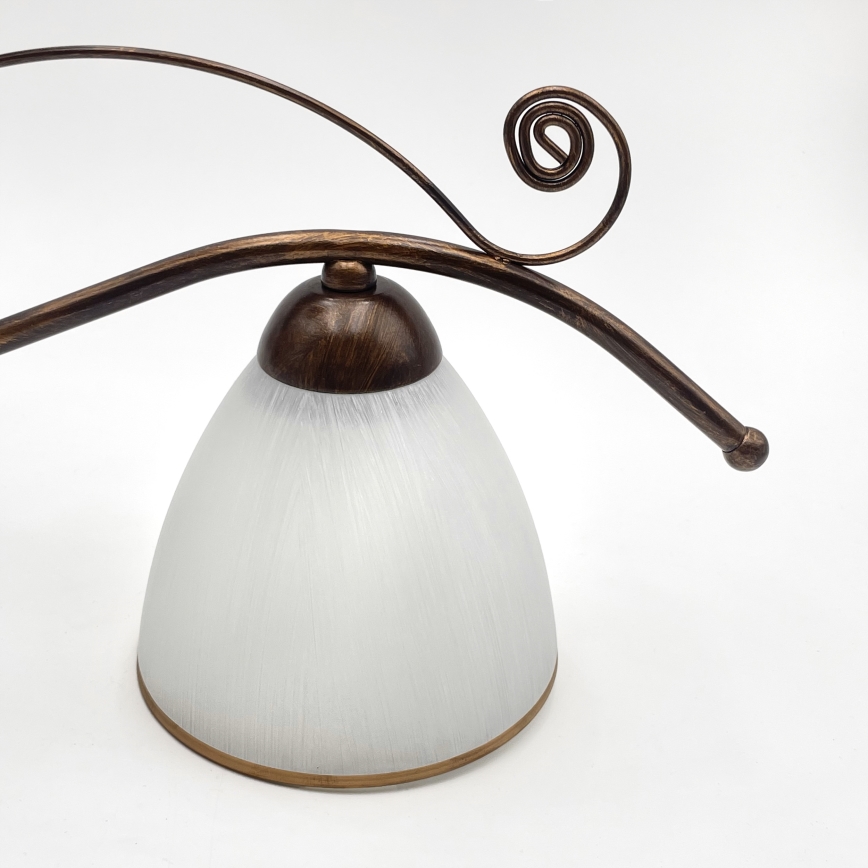 Loftlampe RETRO 3xE27/60W/230V bronzefarvet patina