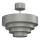 Loftlampe RINGS 1xE27/15W/230V grå