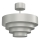 Loftlampe RINGS 1xE27/15W/230V skinnende krom
