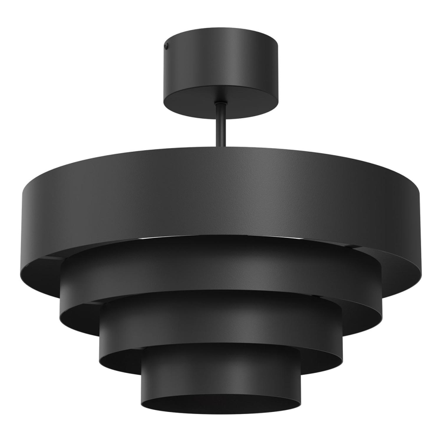 Loftlampe RINGS 1xE27/15W/230V sort