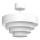 Loftlampe RINGS 2xE27/15W/230V hvid