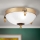 Loftlampe ROCCA 2xE27/60W/230V diameter 31 cm bronze/hvid