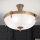 Loftlampe ROCCA 4xE27/60W/230V diameter 43 cm bronze/hvid