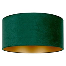 Loftlampe ROLLER 3xE27/15W/230V diameter 60 cm mørk grøn/gylden