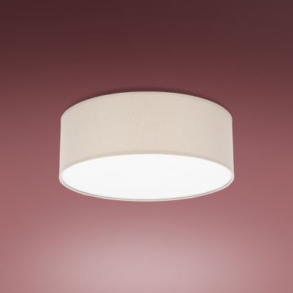 Loftlampe RONDO 4xE27/15W/230V diam. 45 cm beige