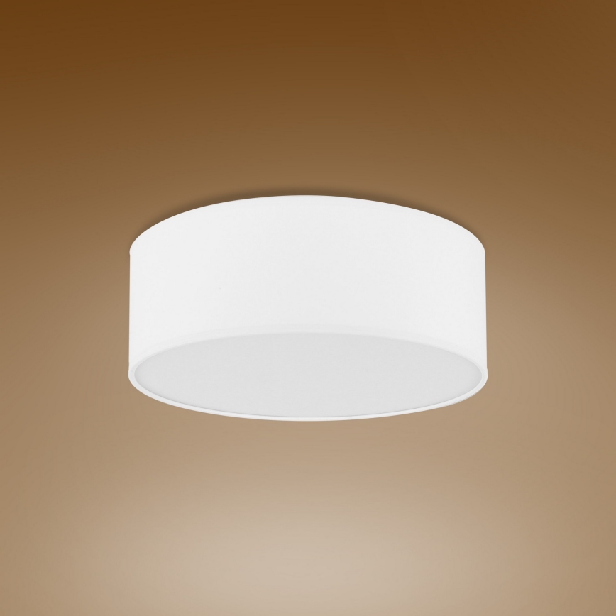 Loftlampe RONDO 4xE27/15W/230V diam. 45 cm hvid