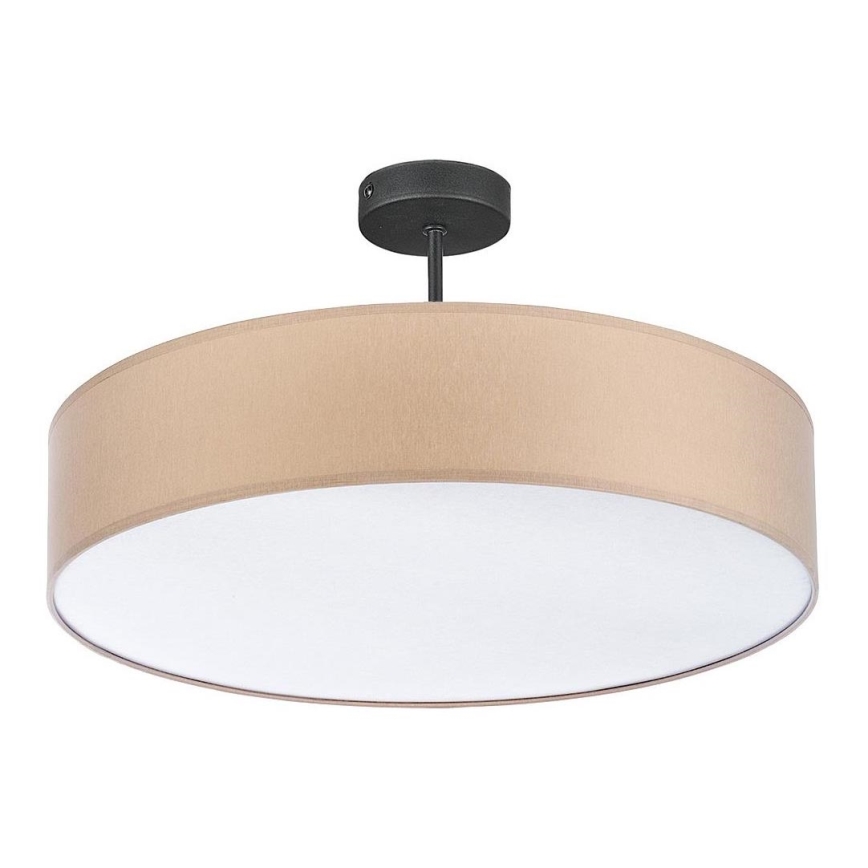 Loftlampe RONDO 4xE27/15W/230V diam. 60 cm beige