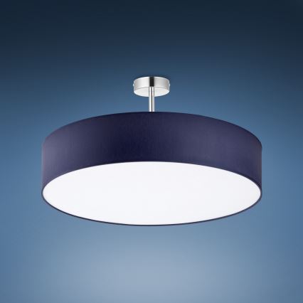 Loftlampe RONDO 4xE27/15W/230V diam. 60 cm blå