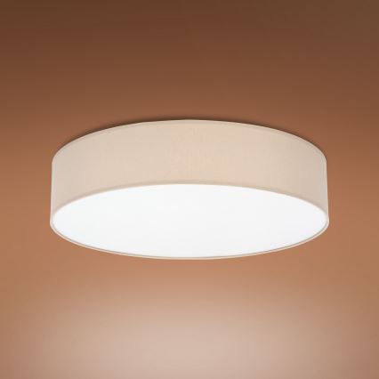 Loftlampe RONDO 4xE27/15W/230V diam. 61 cm beige