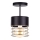 Loftlampe ROY 1xE27/60W/230V sort