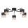 Loftlampe ROY 5xE27/60W/230V sort