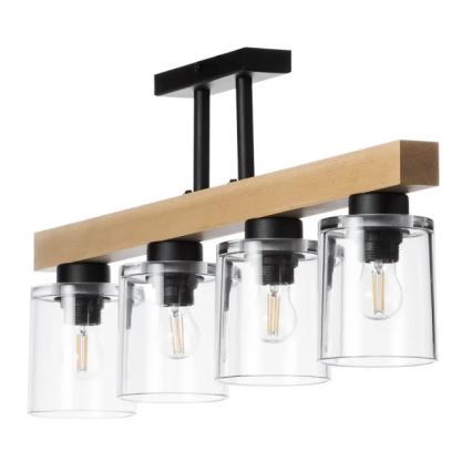 Loftlampe RUSTIC RADIANCE 4xE27/60W/230V