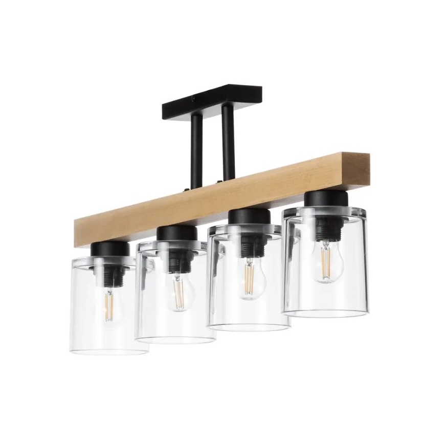Loftlampe RUSTIC RADIANCE 4xE27/60W/230V