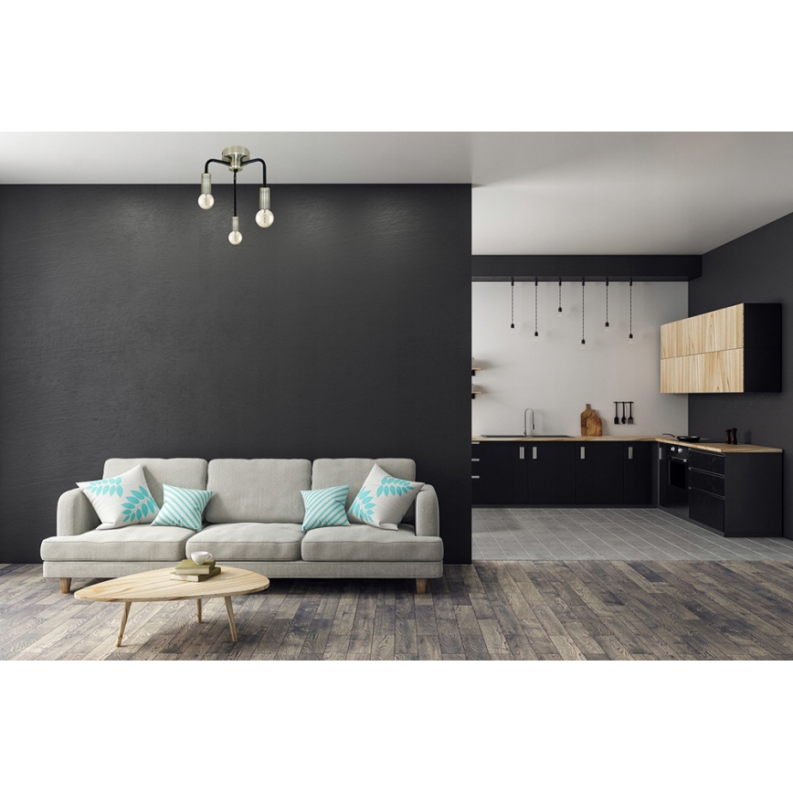 Loftlampe SAGA 3xE27/40W/230V