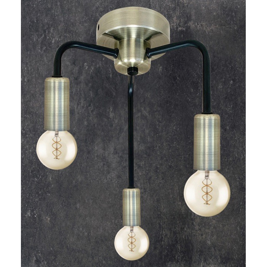 Loftlampe SAGA 3xE27/40W/230V