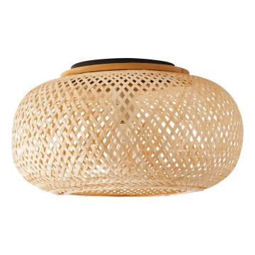 Loftlampe SALOMON 1xE27/10W/230V diameter 40 cm bambus