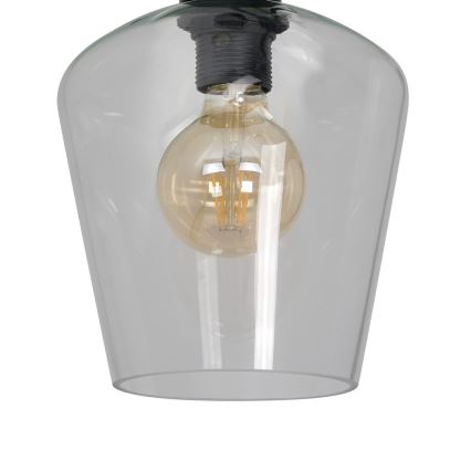 Loftlampe SANTIAGO 1xE27/60W/230V transparent