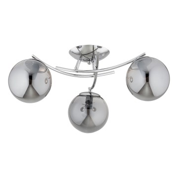 Loftlampe SAVI 3xE14/10W/230V skinnende krom
