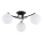 Loftlampe SAVI 3xE14/10W/230V sort/guldfarvet