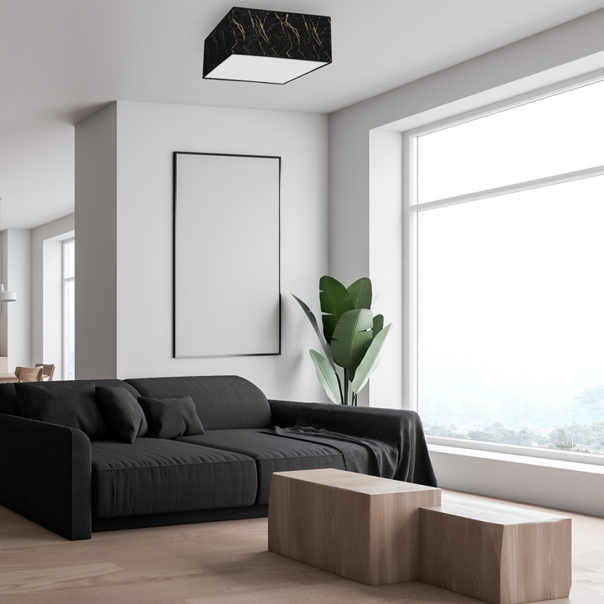 Loftlampe SENSO 2xE27/60W/230V sort
