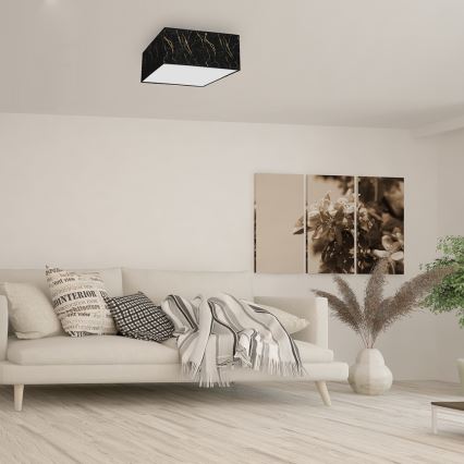 Loftlampe SENSO 2xE27/60W/230V sort