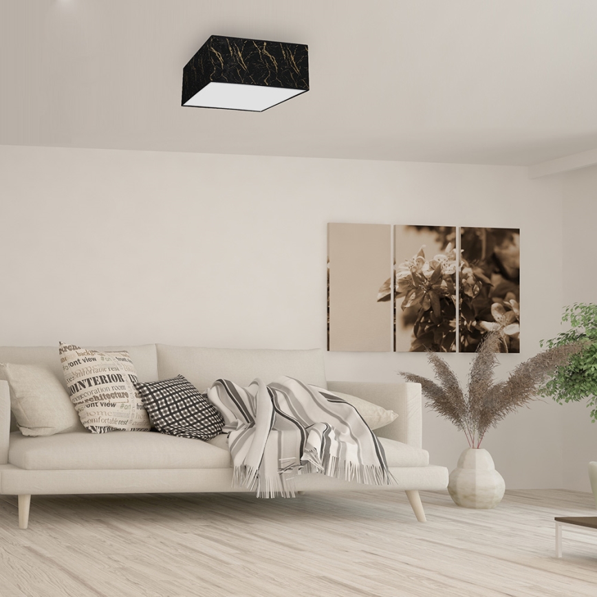Loftlampe SENSO 2xE27/60W/230V sort